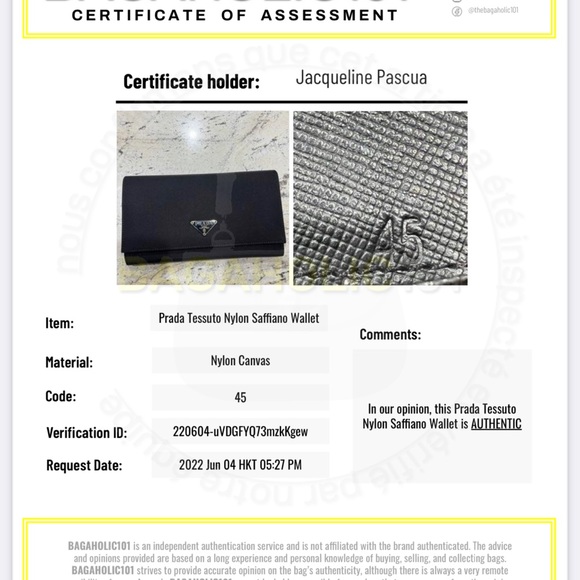 SOLD 🥰 Black Prada Tessuto Nero - Picture 5 of 5